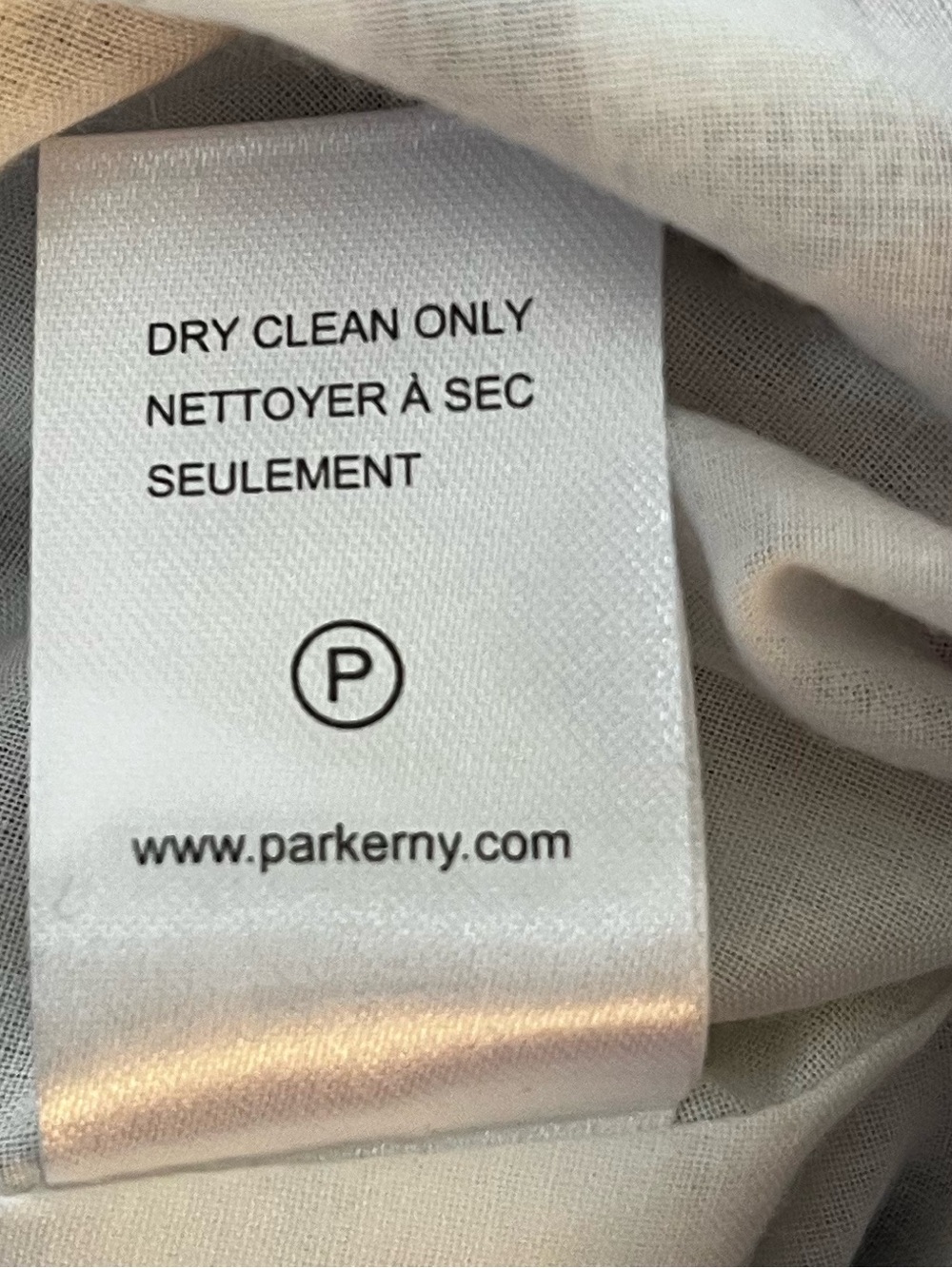 NWT Parker Linen-Cotton Plaid Hi-Low Ruffled Shirred Women’s Size 8 - Picture 8 of 12